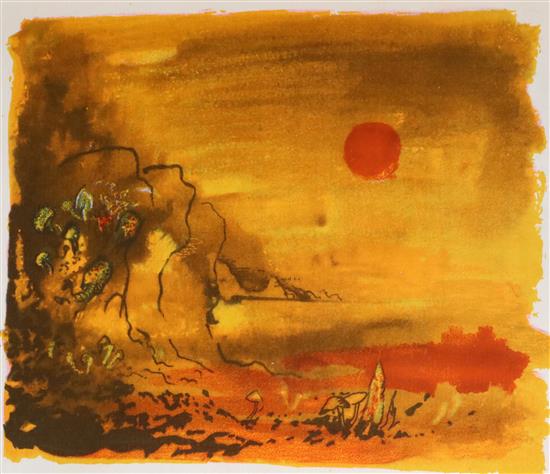 De La Mare, Walter - The Traveller, original cloth gilt, with d.j., 4 drawings by John Piper lithographed at the